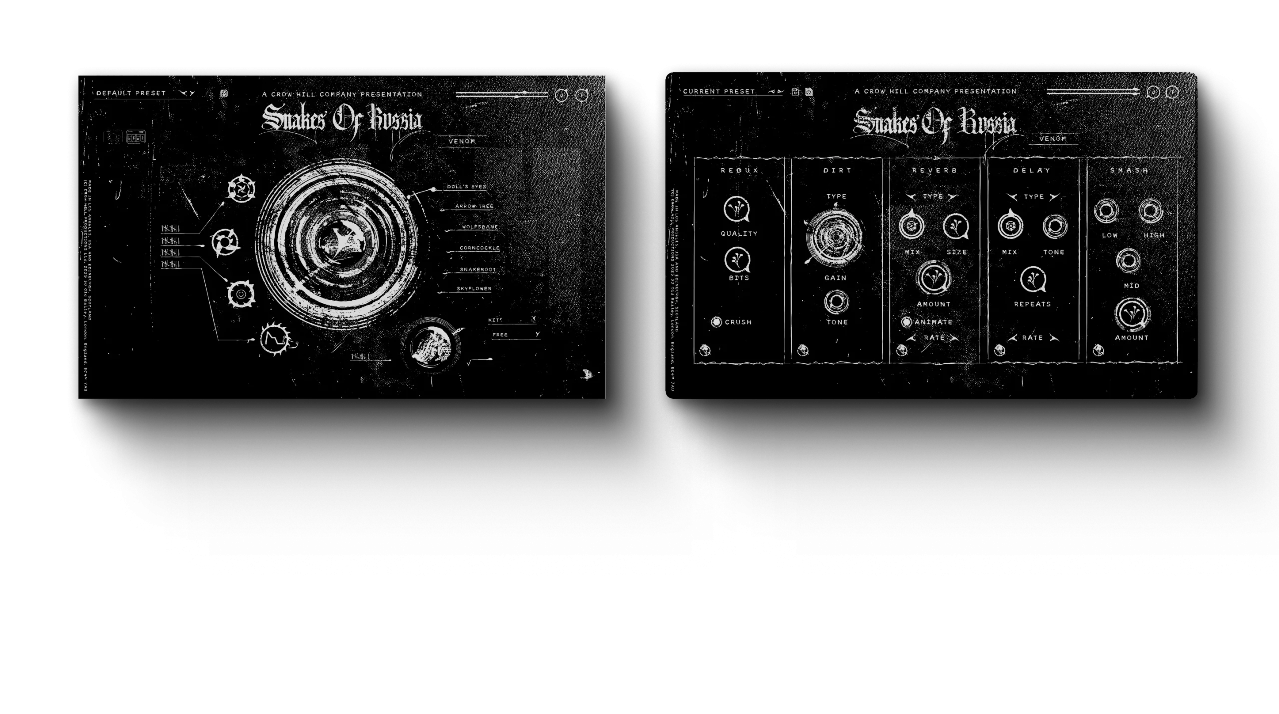 Snakes Of Russia - Venom - The Crow Hill Company